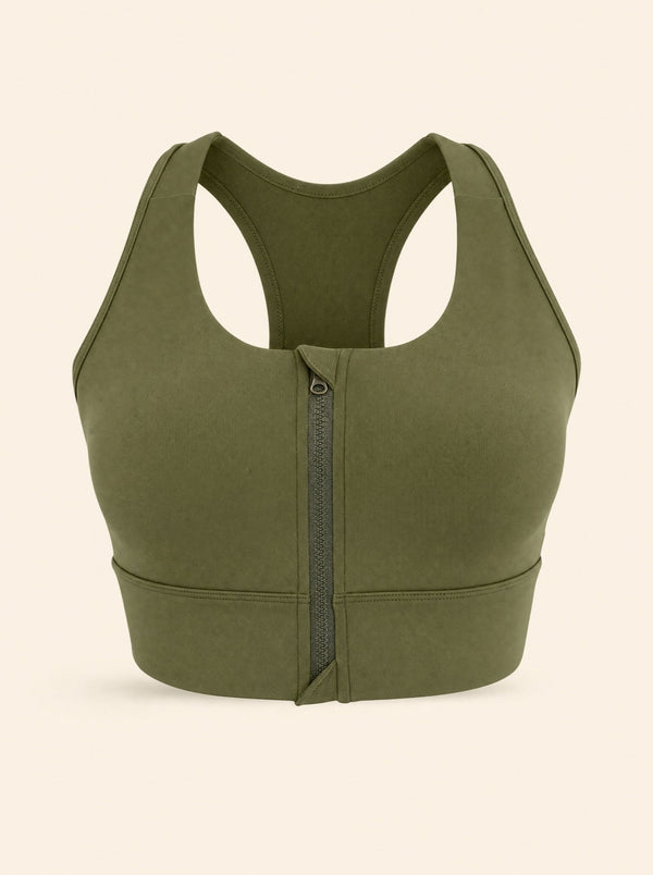 Endura Zip-Front Support Bra